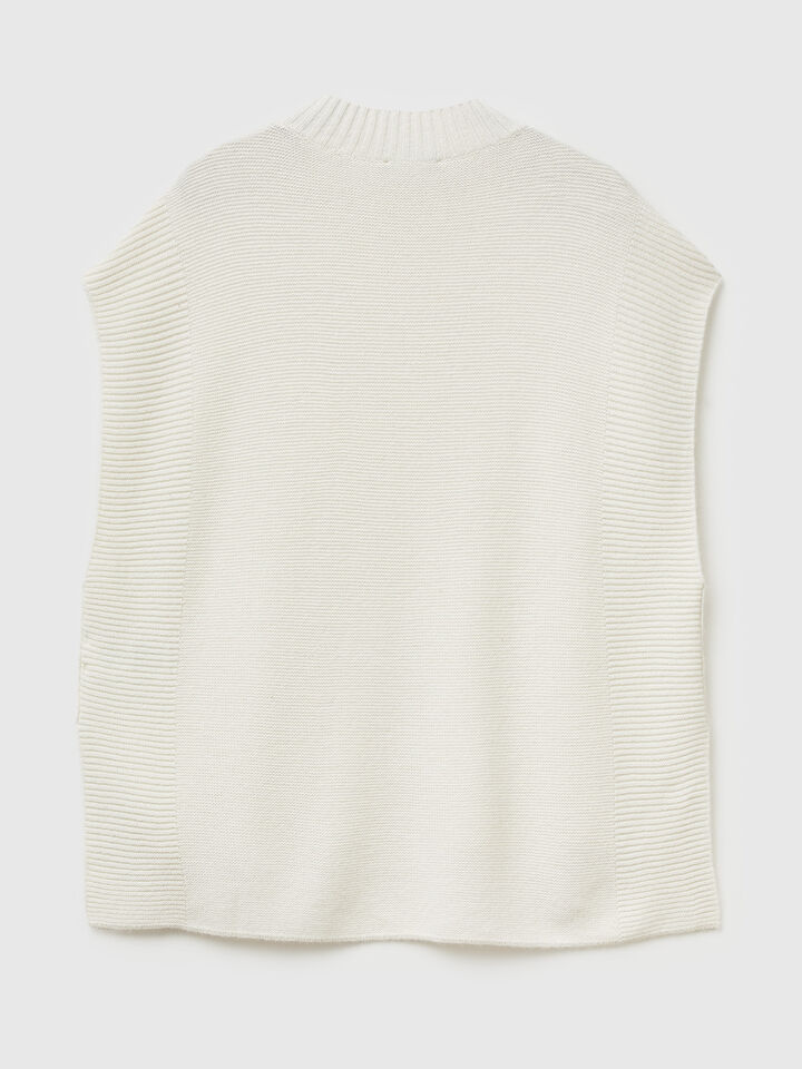 SLEEVELESS SWEATER Women image number 2